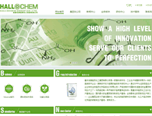 Tablet Screenshot of hallochem.com